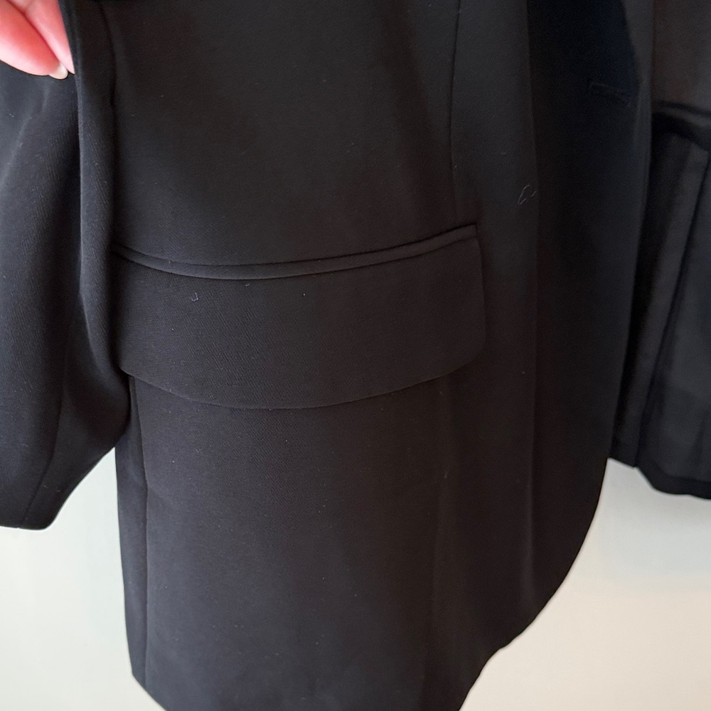 Vince Women's Black Crepe Blazer Size 18 - Picture 8 of 13